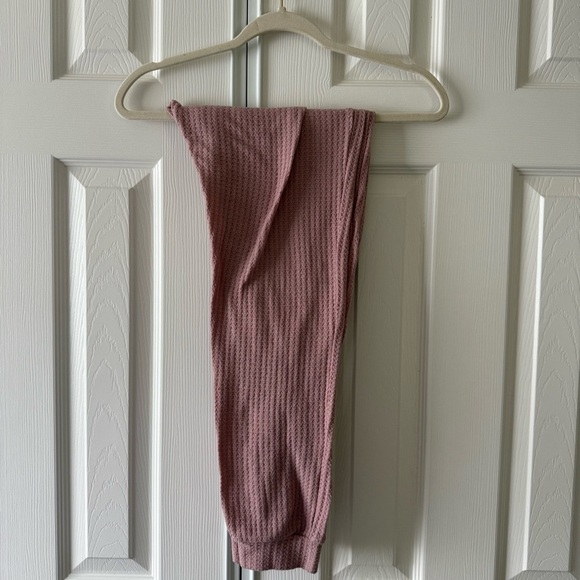 Beautiful Tan Pink Cardigan and Pants Set Size Small - Picture 3 of 3